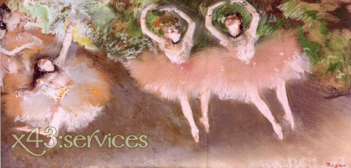 Edgar Degas - Balletszene 4